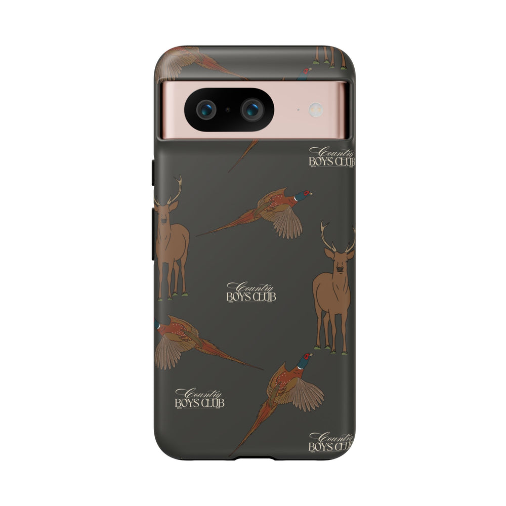 Charcoal 'Boys Stags & Pheasants' Case  | CBC x Country Cases