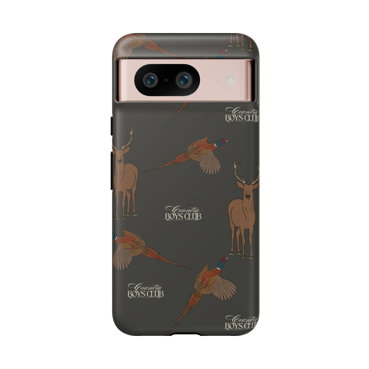 Charcoal 'Boys Stags & Pheasants' Case  | CBC x Country Cases