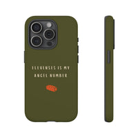 Green & Orange 'Elevenses Is My Angel Number' Case