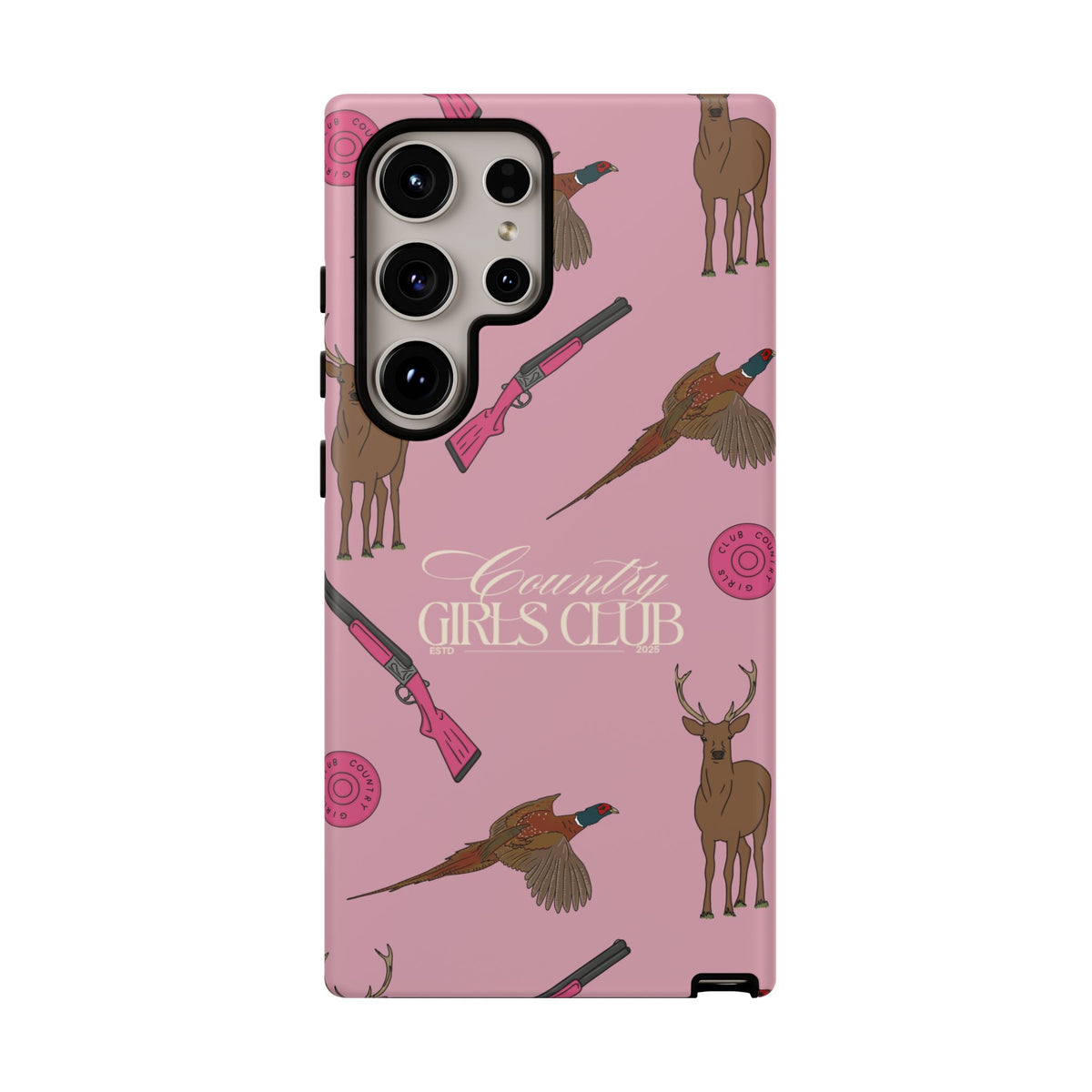 Dusty Pink Girls Love Guns Case  | CGC x Country Cases