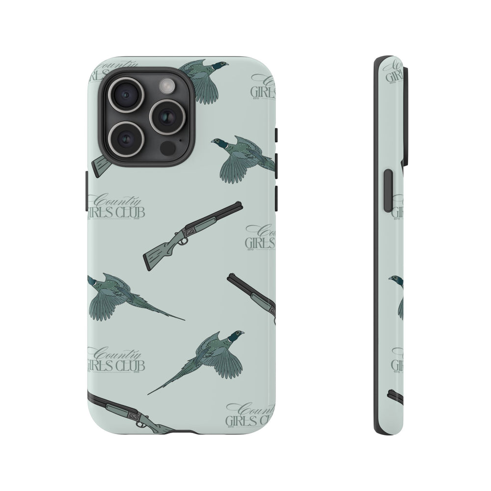 Blue 'Girls Pheasants & Shotguns' Case  | CGC x Country Cases