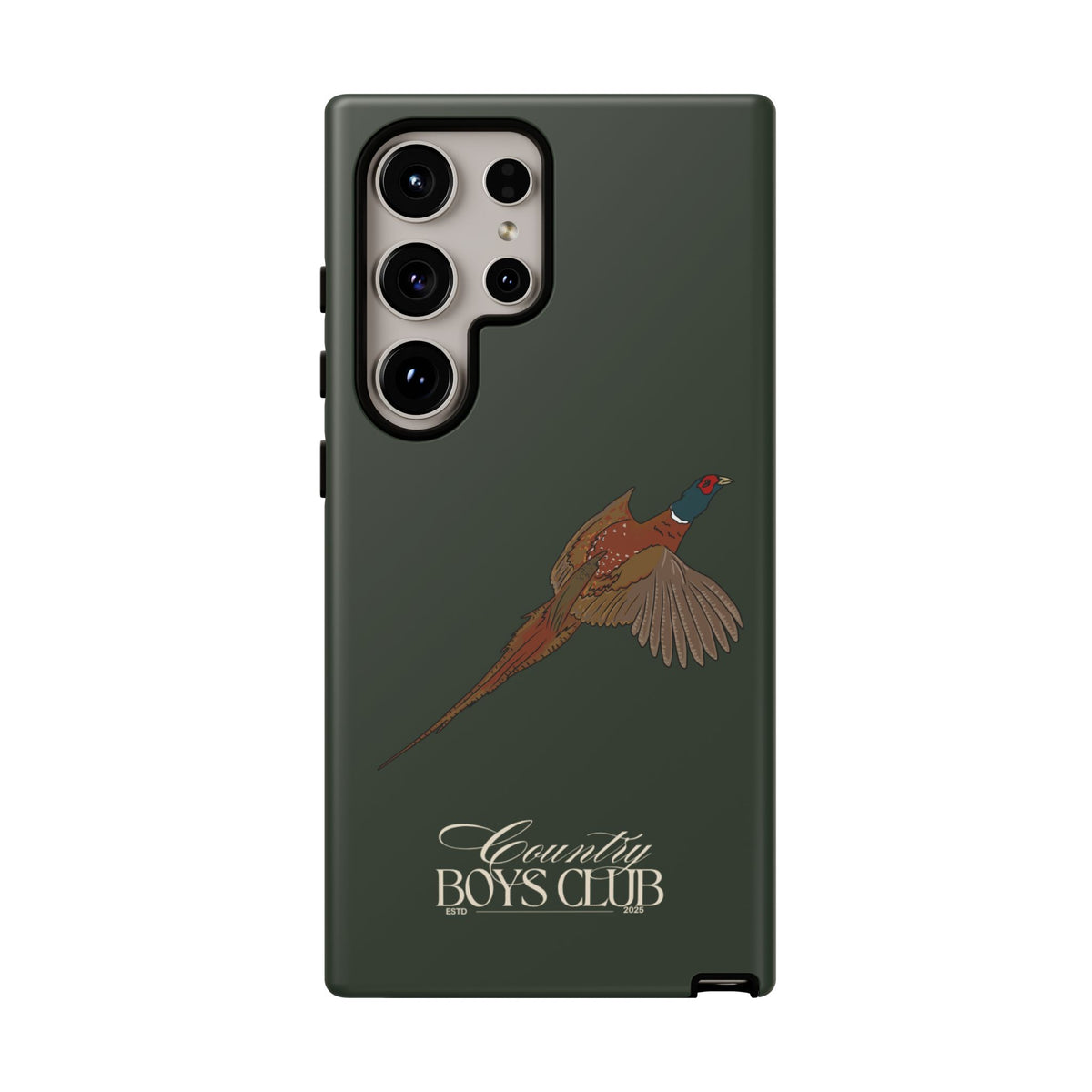 Field Green' Country Boys Club Pheasant' Case  | CGC x Country Cases