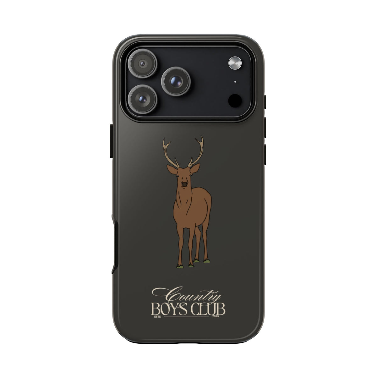 Charcoal 'Country Boys Club Stag' Case  | CGC x Country Cases