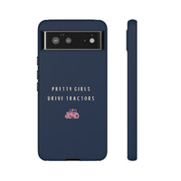 Navy & Pink 'Pretty Girls Drive Tractors' Case