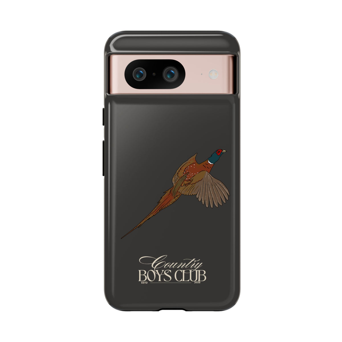 Charcoal 'Country Boys Club Pheasant' Case  | CGC x Country Cases