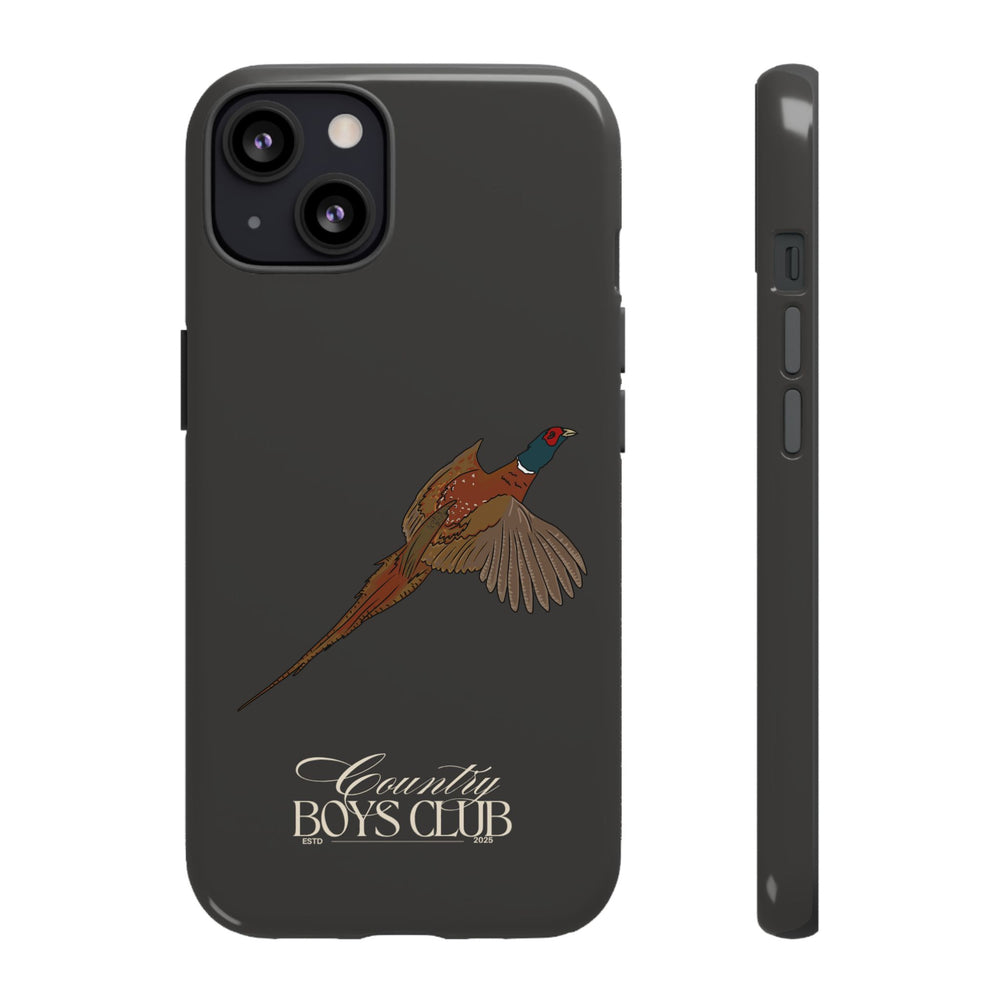 Charcoal 'Country Boys Club Pheasant' Case  | CGC x Country Cases