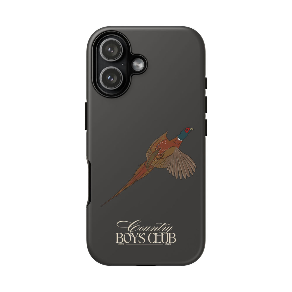 Charcoal 'Country Boys Club Pheasant' Case  | CGC x Country Cases