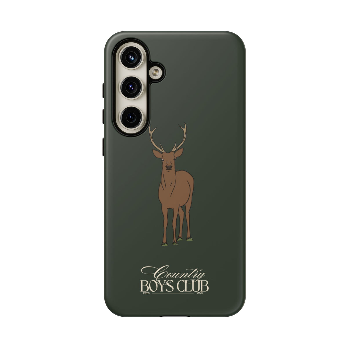 Field Green 'Country Boys Club Stag' Case  | CGC x Country Cases