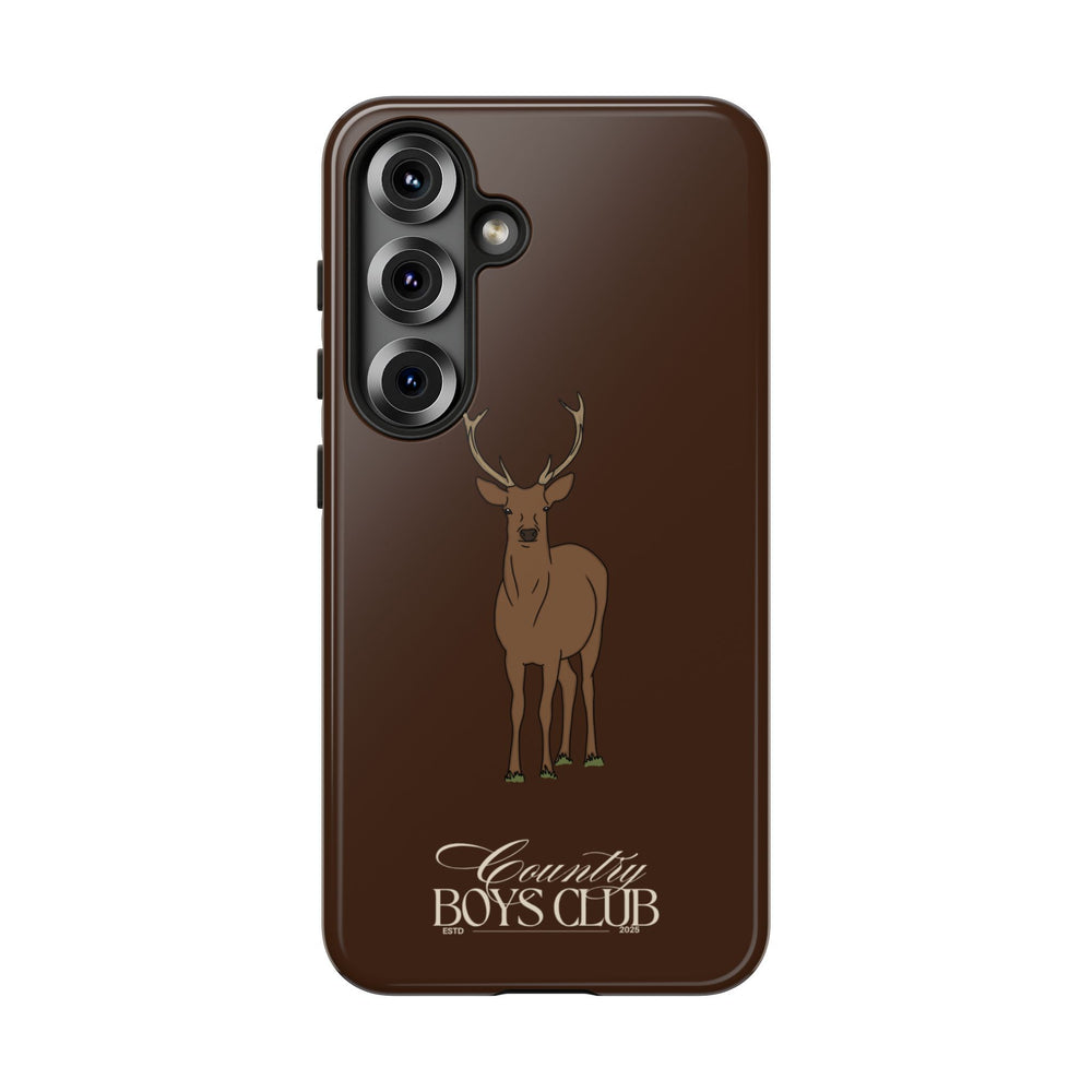 Chestnut Brown 'Country Boys Club Deer' Case  | CBC x Country Cases