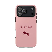 Pink & Burgundy 'Tally Ho!' (Horse) Case