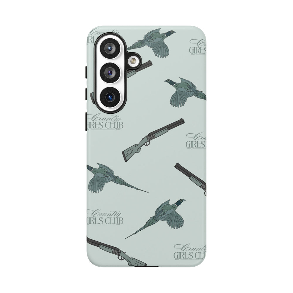 Blue 'Girls Pheasants & Shotguns' Case  | CGC x Country Cases