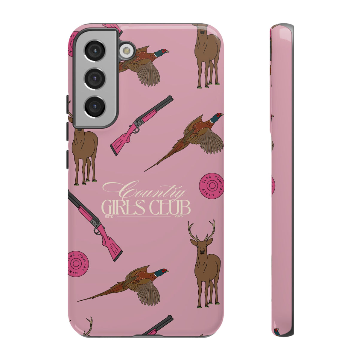 Dusty Pink Girls Love Guns Case  | CGC x Country Cases