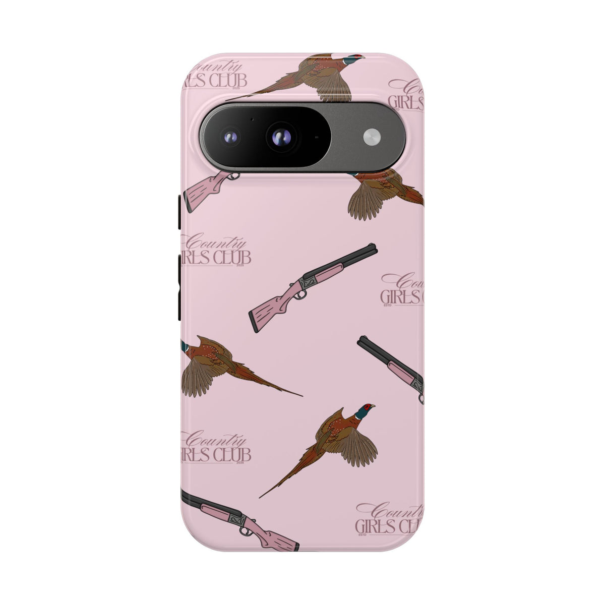 Pink 'Girls Pheasants & Shotguns' Case  | CGC x Country Cases