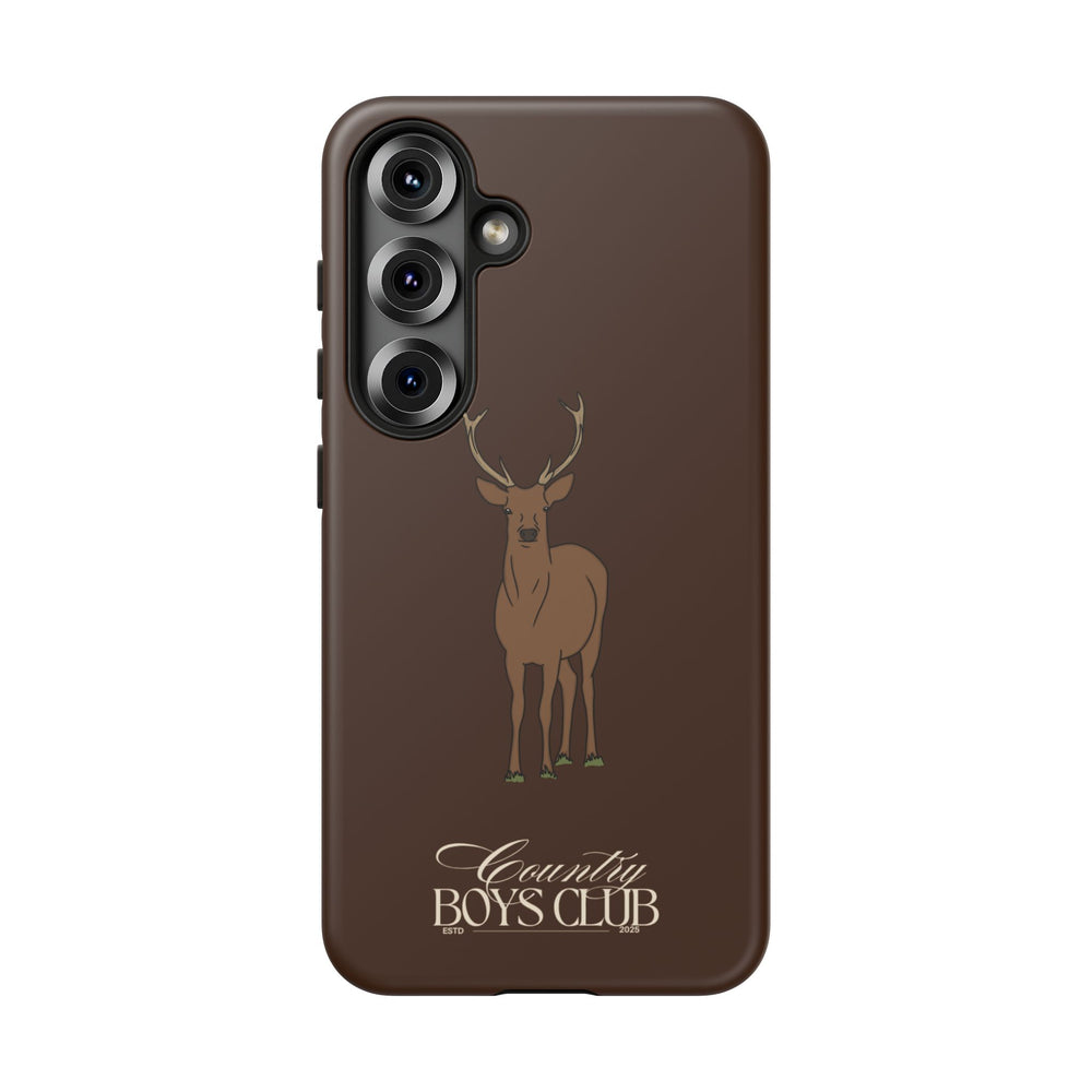 Chestnut Brown 'Country Boys Club Deer' Case  | CBC x Country Cases
