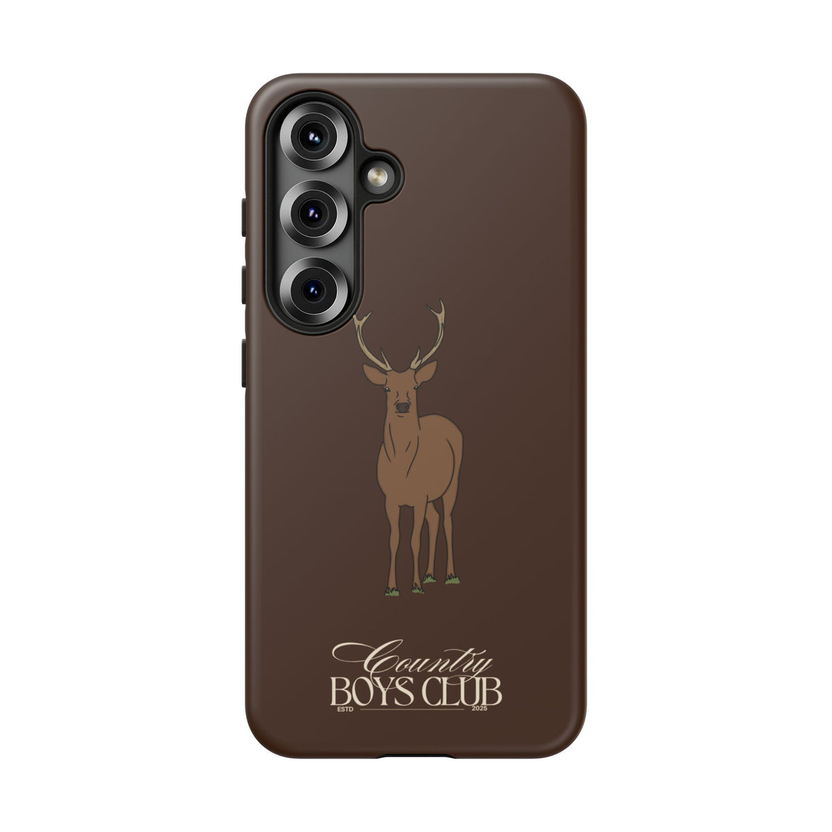Chestnut Brown 'Country Boys Club Deer' Case  | CBC x Country Cases