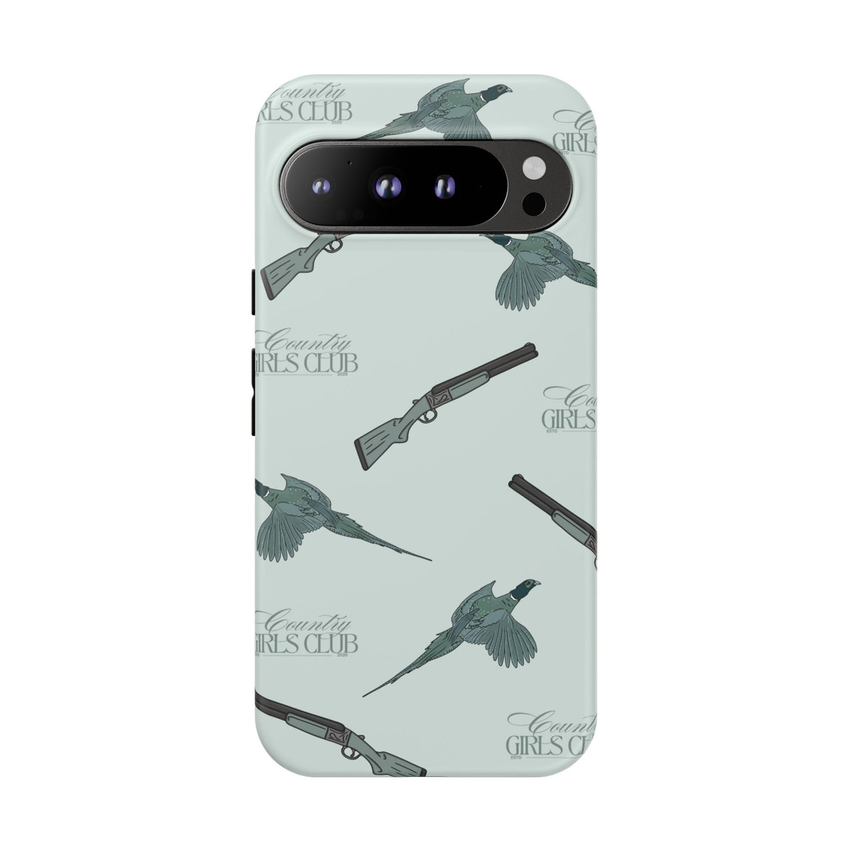 Blue 'Girls Pheasants & Shotguns' Case  | CGC x Country Cases