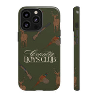Forest Green Boys Love Guns Case  | CGC x Country Cases