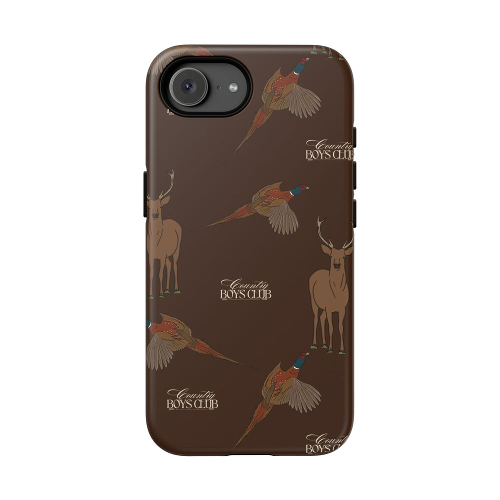 Chestnut Brown 'Boys Stags & Pheasants' Case  | CBC x Country Cases