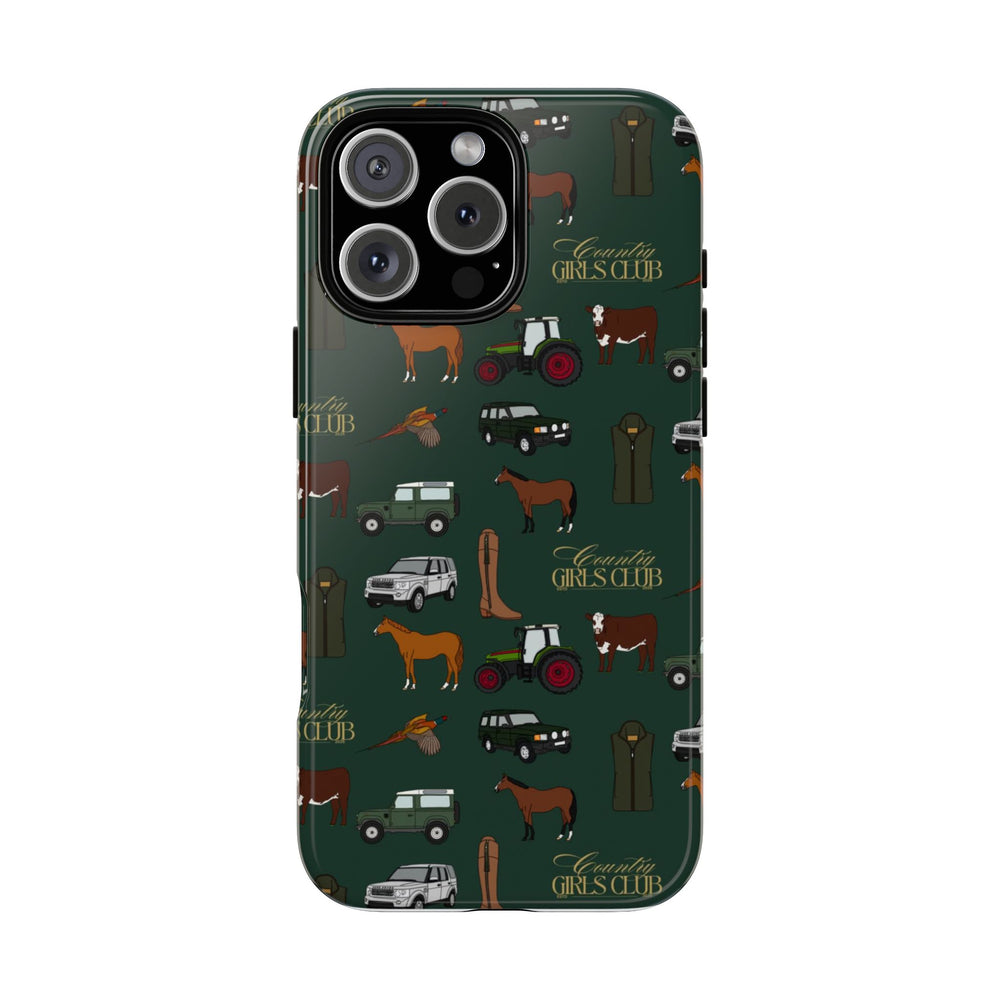 Green Country Girls Club x Country Cases iPhone Case