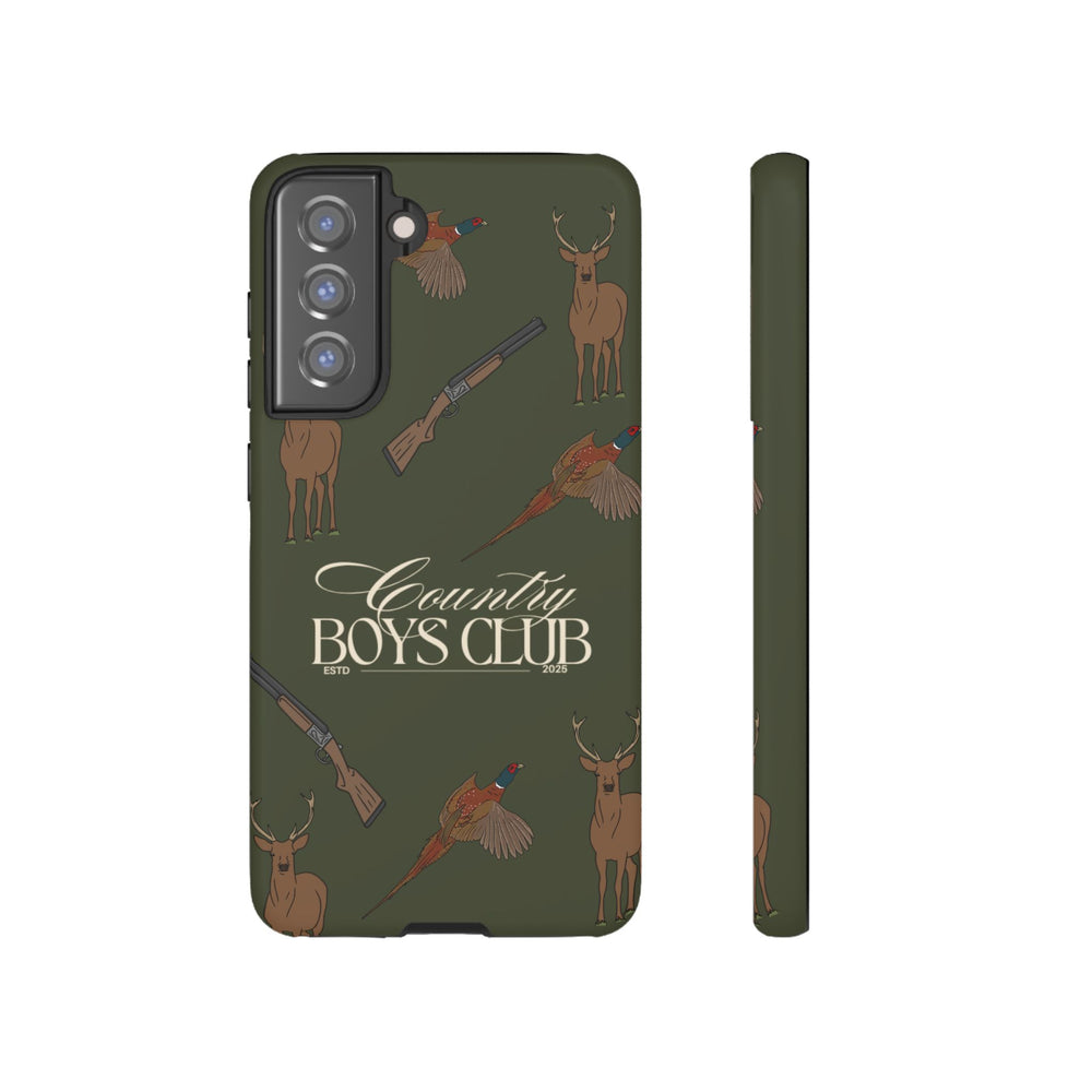 Forest Green Boys Love Guns Case  | CGC x Country Cases