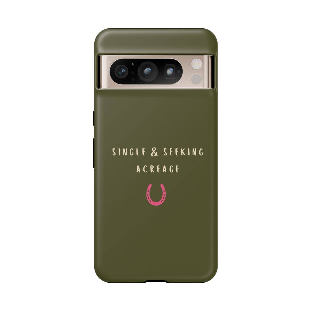 Green & Pink Single & Seeking Acreage Case