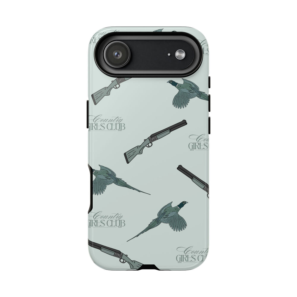 Blue 'Girls Pheasants & Shotguns' Case  | CGC x Country Cases
