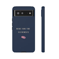 Navy & Pink 'Here for the Elevenses' Case