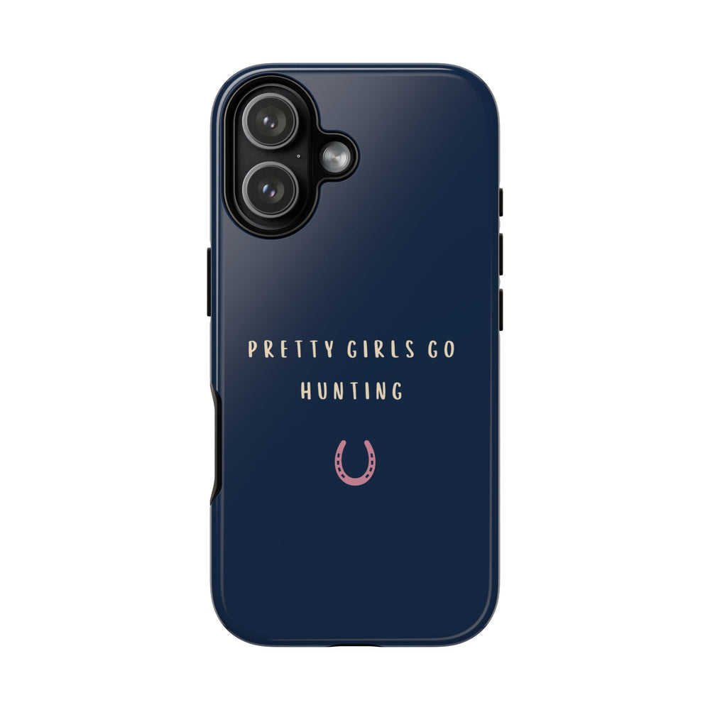 Copy of Navy & Pink 'Pretty Girls Go Hunting' (Horse Shoe)