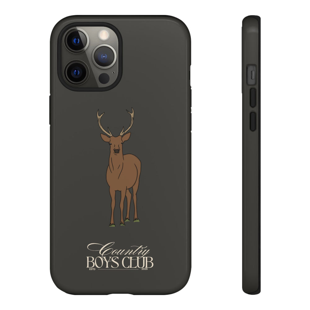 Charcoal 'Country Boys Club Stag' Case  | CGC x Country Cases