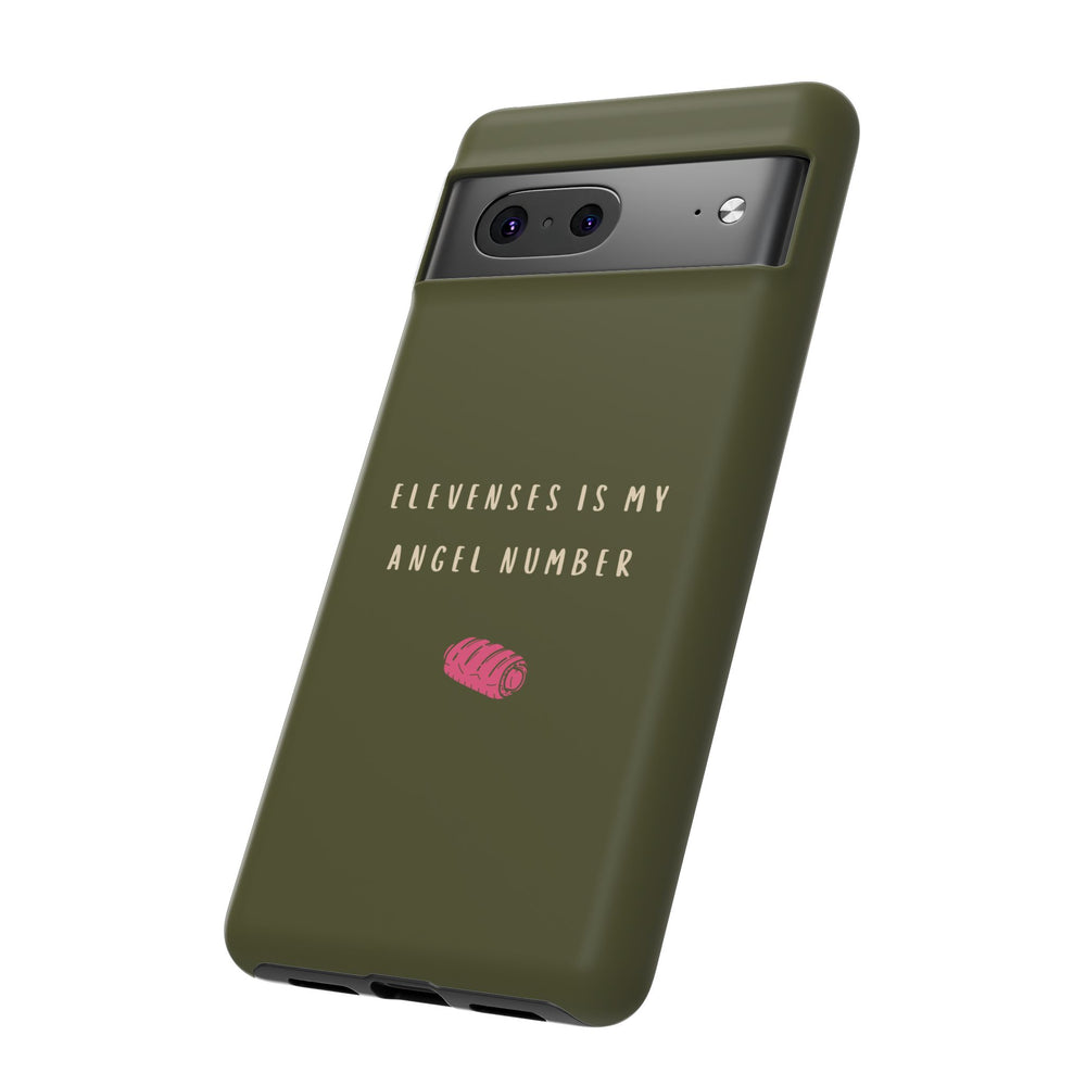 Green & Pink 'Elevenses Is My Angel Number' Case