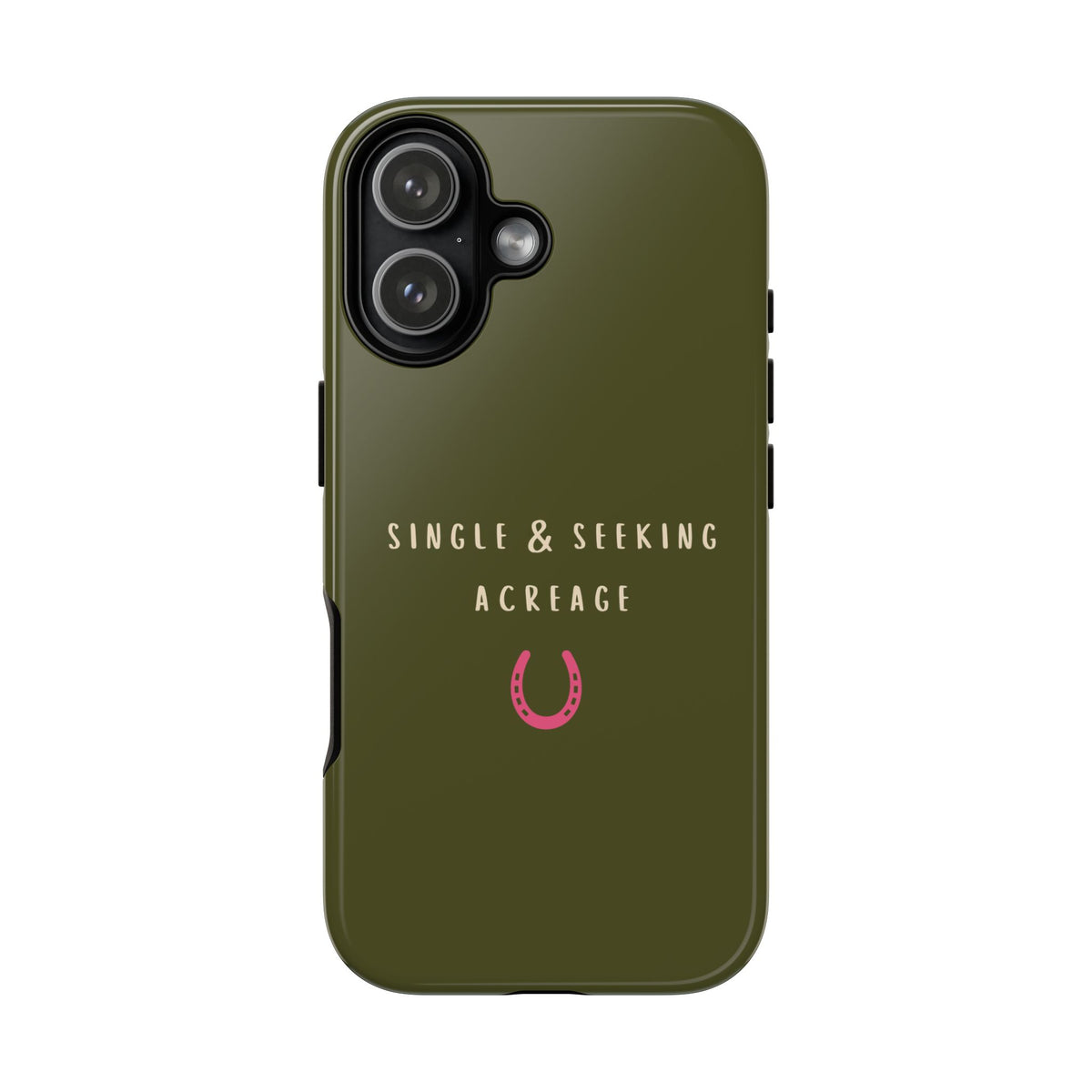 Green & Pink Single & Seeking Acreage Case