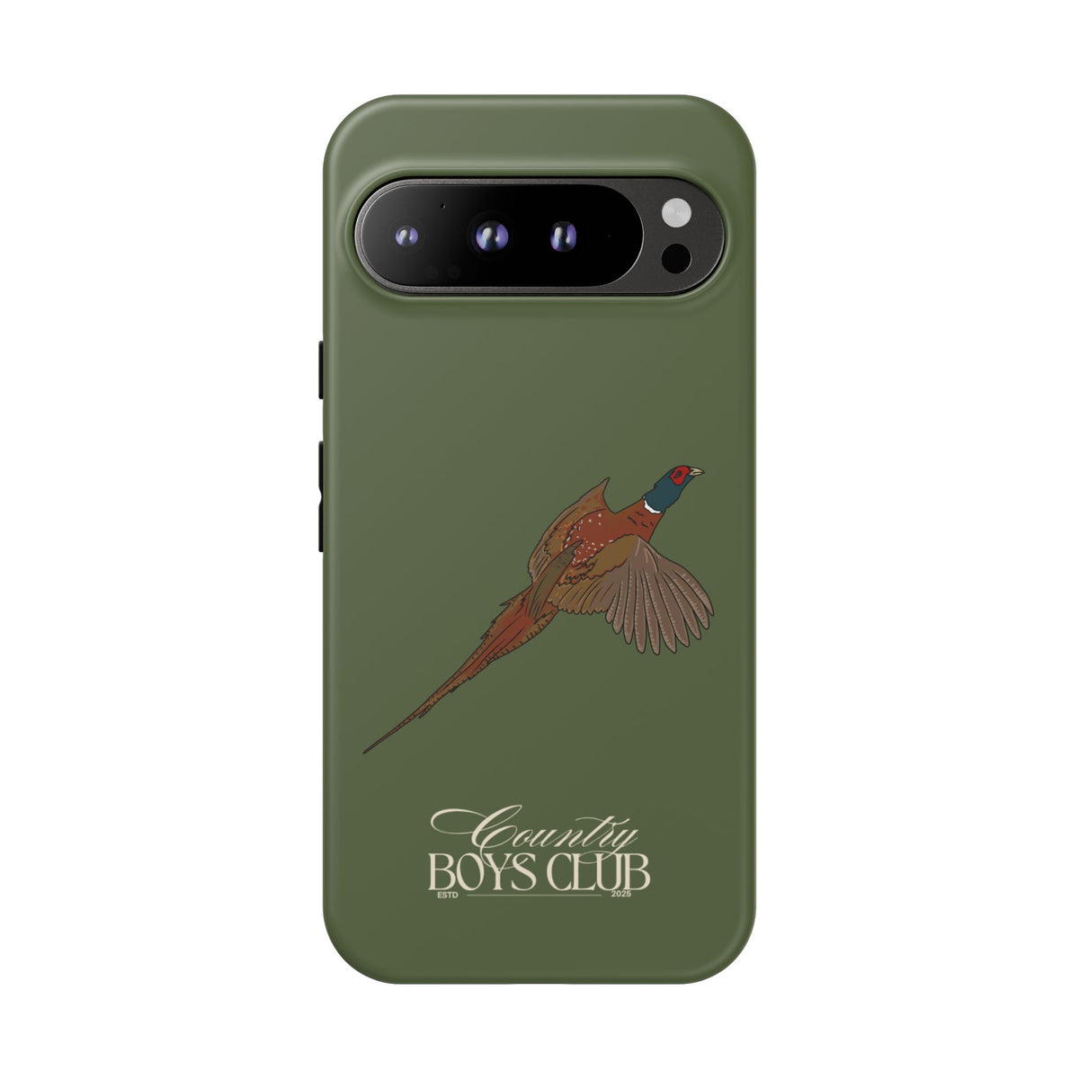 Green Country Boys Club Pheasant Case  | CGC x Country Cases