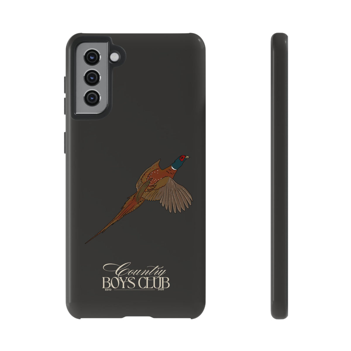Charcoal 'Country Boys Club Pheasant' Case  | CGC x Country Cases