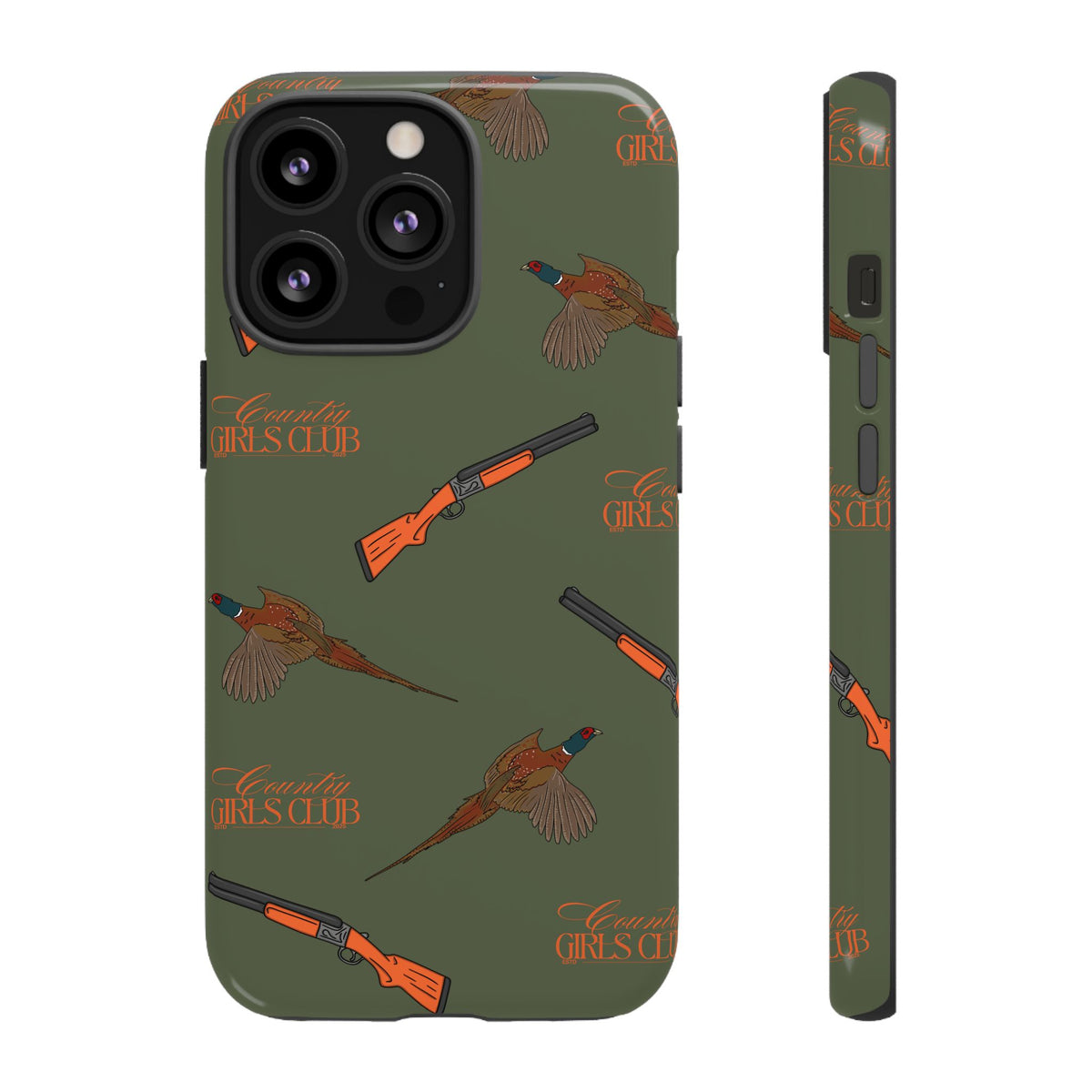 Green & Orange Beaters Case (Girls)  | CGC x Country Cases