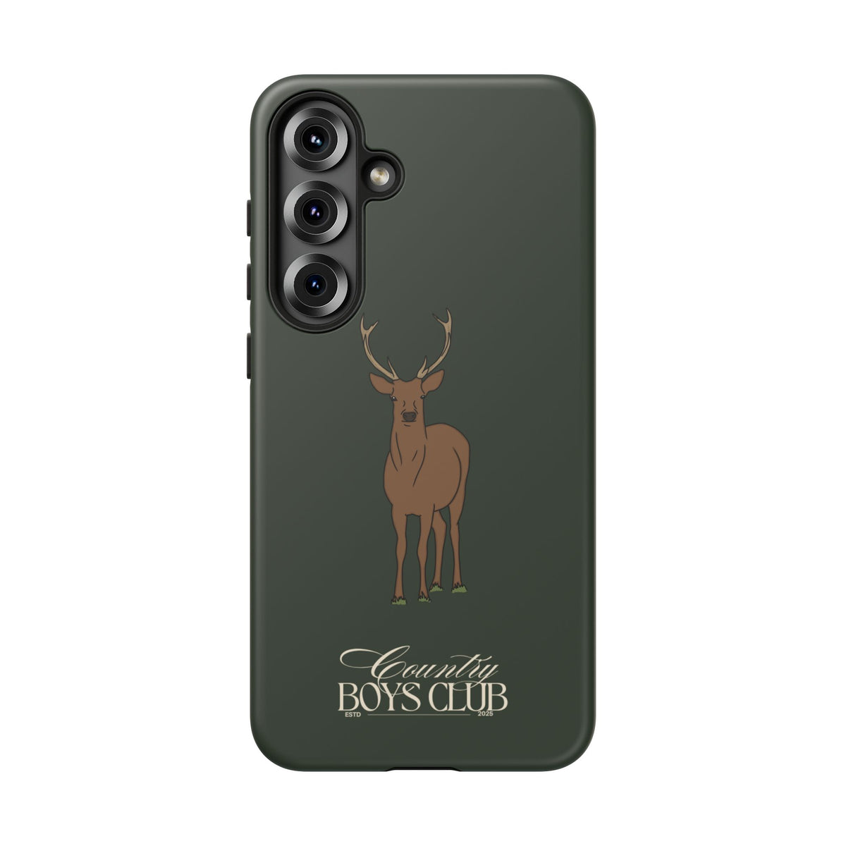 Field Green 'Country Boys Club Stag' Case  | CGC x Country Cases