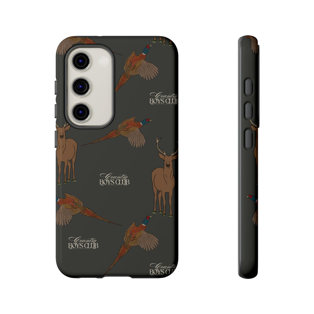Charcoal 'Boys Stags & Pheasants' Case  | CBC x Country Cases