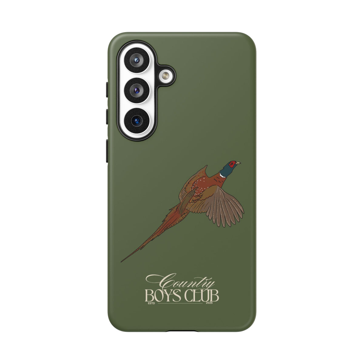 Green Country Boys Club Pheasant Case  | CGC x Country Cases