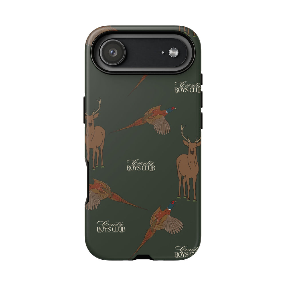 Field Green 'Boys Stags & Pheasants' Case  | CBC x Country Cases