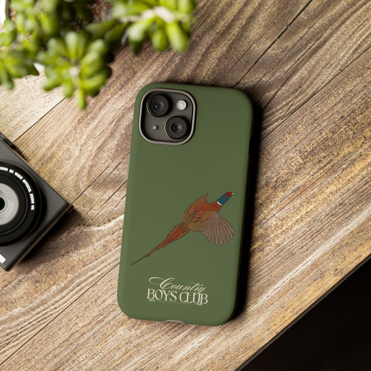 Green Country Boys Club Pheasant Case  | CGC x Country Cases
