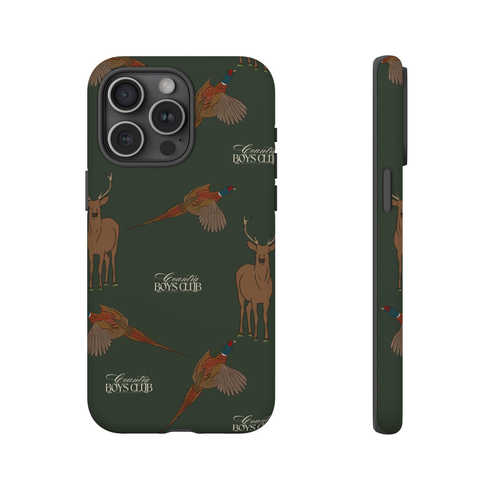 Field Green 'Boys Stags & Pheasants' Case  | CBC x Country Cases