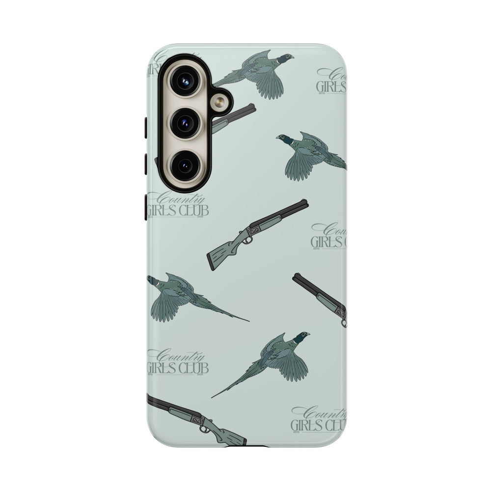 Blue 'Girls Pheasants & Shotguns' Case  | CGC x Country Cases