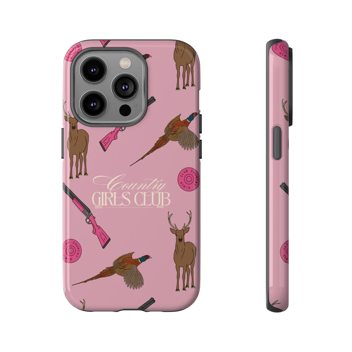 Dusty Pink Girls Love Guns Case  | CGC x Country Cases