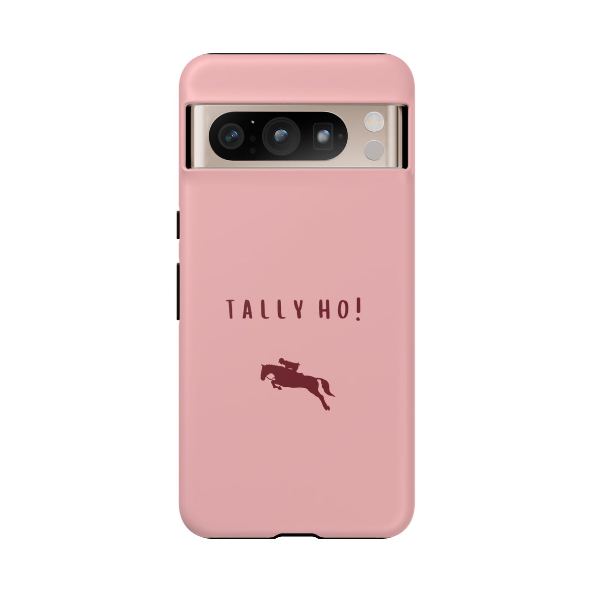 Pink & Burgundy 'Tally Ho!' (Horse) Case
