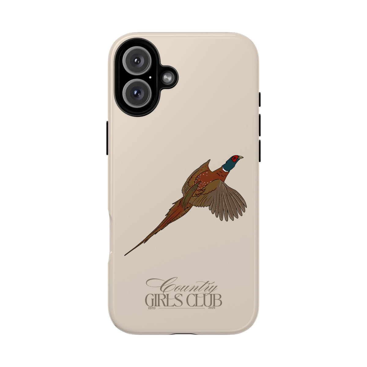 Beige 'Girls Pheasant' Case  | CGC x Country Cases