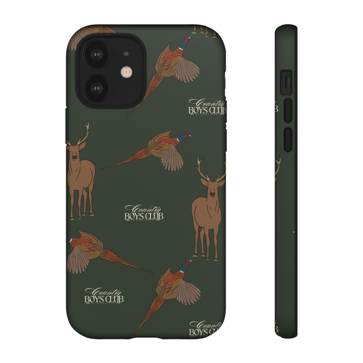 Field Green 'Boys Stags & Pheasants' Case  | CBC x Country Cases