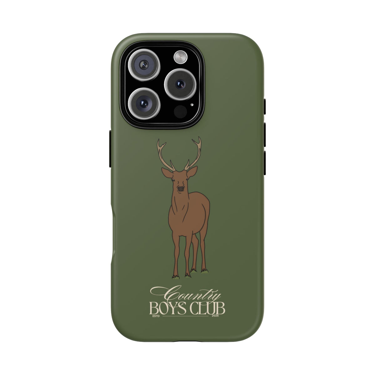Green Country Boys Club Deer Stalking Case  | CGC x Country Cases