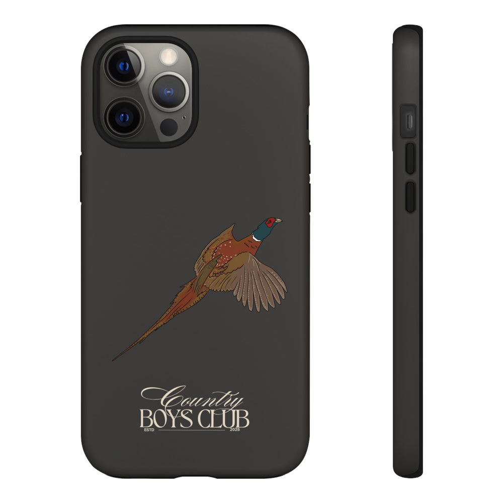 Charcoal 'Country Boys Club Pheasant' Case  | CGC x Country Cases