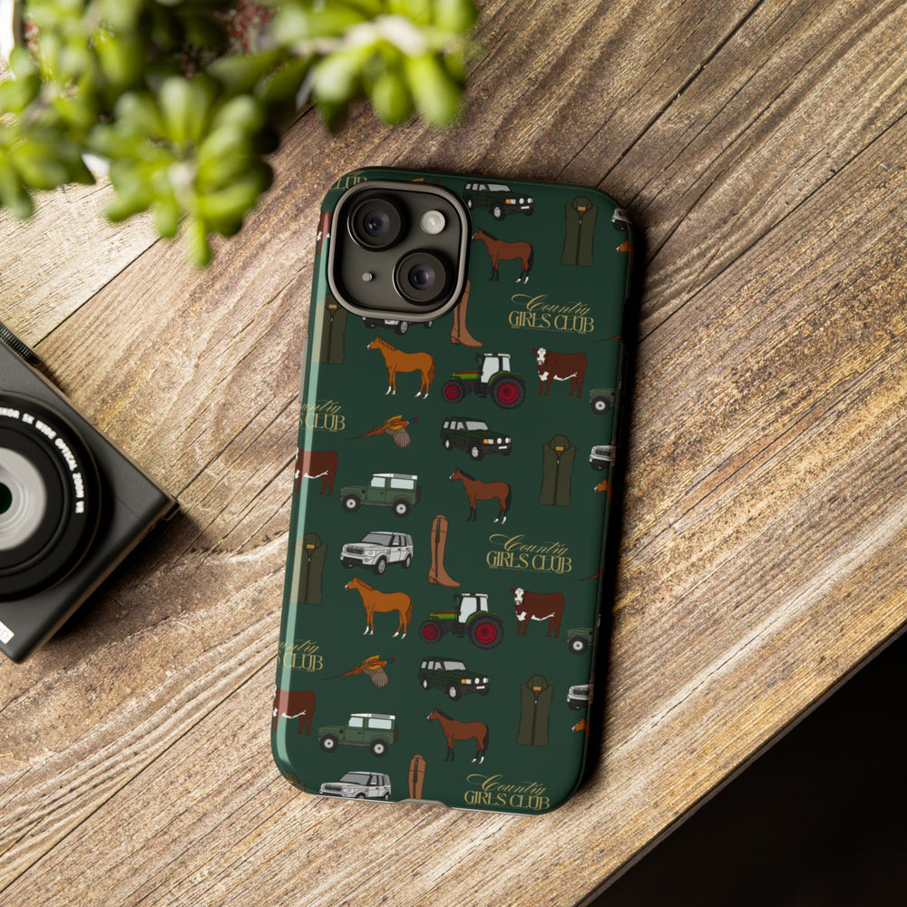 Green Country Girls Club x Country Cases iPhone Case
