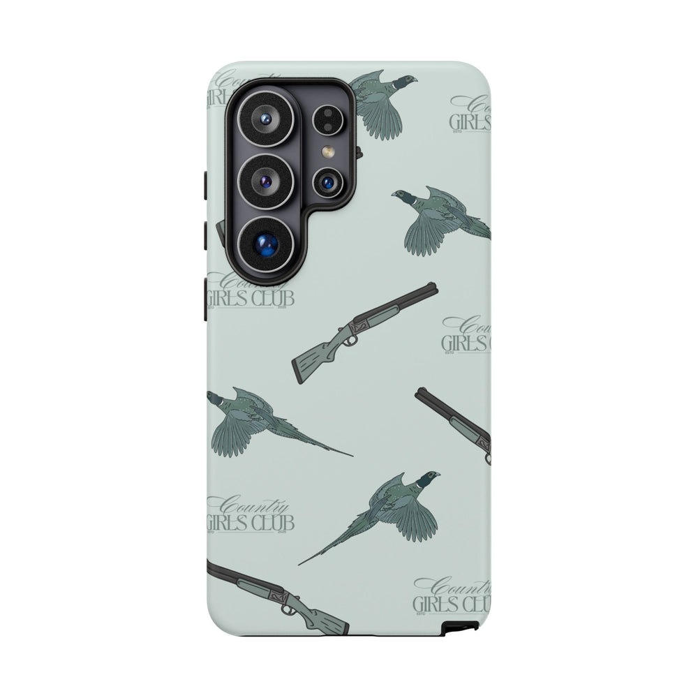 Blue 'Girls Pheasants & Shotguns' Case  | CGC x Country Cases