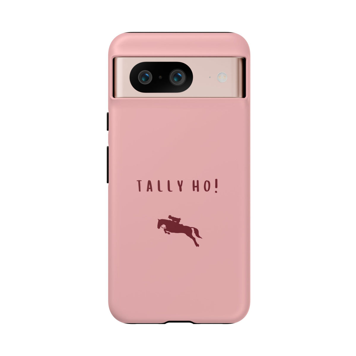 Pink & Burgundy 'Tally Ho!' (Horse) Case